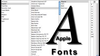 Default Mac Apple FontsPages FontsKeynote FontsNumbers FontsMenu Bars [upl. by Paske]