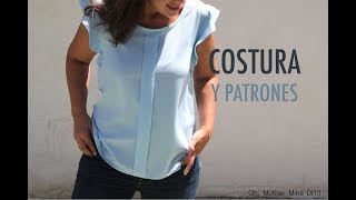 DIY Costura Blusa mujer patrones gratis [upl. by Ydualc]