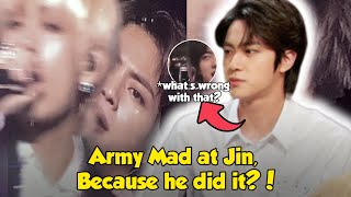 Jin did this accidentally but Army was Really Angry Why [upl. by Gussman105]