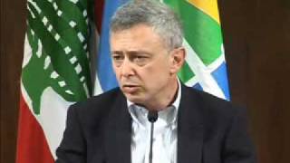 Sleiman Frangieh Press Conference Part 1wmv [upl. by Arreip]