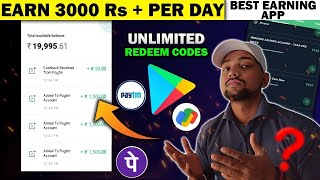 Google Playstore Free Redeem Code 🤑 How To Get Free Google Play Redeem Codes  Free Redeem Code App [upl. by Enrobso76]