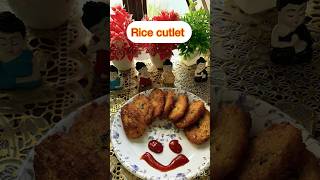 Leftover Rice 🍚 Recipe ricecutlets reuse ytshorts food [upl. by Emmalynne]