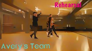 EXCLUSIVE LOOK Averys Team DANCE REHEARSAL [upl. by Euqilegna954]