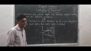 Class12 Physics Fresnel Distance Validity of Ray Optics [upl. by Nemzaj]