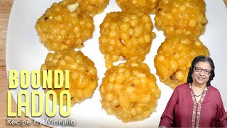 Boondi Ladoo  How to make Boondi Ladoo  Recipe for Boondi Ladoo  Homemade Boondi Ladoo [upl. by Melton]