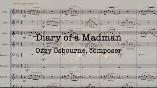 Diary of a Madman Concert Band Arrangement [upl. by Esenej721]