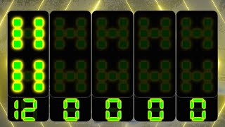 BCG 20 Minutes Countdown LED Dominoes Display Remix Shop till You Drop Level 2 Mr Domino [upl. by Anavlys951]