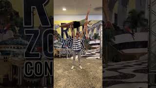 Look at this one😍 dancer couple acrobatics zouk [upl. by Enylhsa]