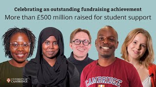 Half a billion raised to support students at Cambridge [upl. by Ecirbaf]