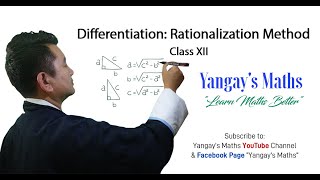 Differentiation Rationalization Method Class XIIBHSEC [upl. by Brigham]