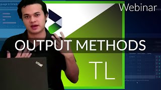 Titler Live 5  Output Methods  NewBlue Webinar [upl. by Kreiker]