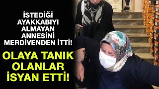 Annesini merdivenden iten kıza mağaza çalışanları tepki gösterdi [upl. by Aleen]