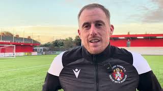 Worthing 43 Slough Town  Scott Davies Interview  26 October 2024 [upl. by Einamrej]