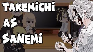 •Tokyo Revengers react to Takemichi Takemichi as Sanemi Shinazugawa• Manga spoiler [upl. by Elma]