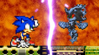 Sonic vs Mephiles  Sprite Animation [upl. by Anoval]