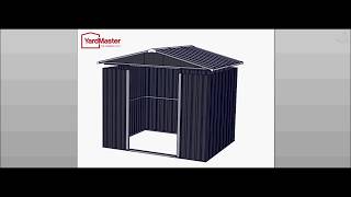 Video Assembly Yardmaster Castleton 10x10 AEYZ Metal Shed [upl. by Norty939]