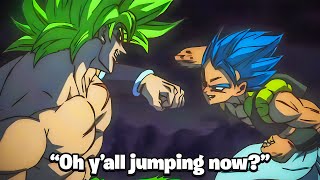 When GOGETA spawned in to beat the CTE out of BROLY [upl. by Ahsenaj]