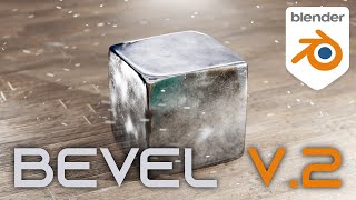 Bevel V2  Blender Geometry Nodes [upl. by Nywg]