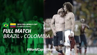 Brazil v Colombia  2014 FIFA World Cup  Full Match [upl. by Ahseyn]