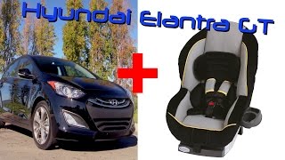 2014  2015 Hyundai Elantra GT Child Seat Review [upl. by Urson]