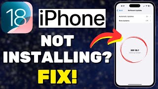 iOS 18 Not Installing Update on iPhone Here the Fix [upl. by Sallie274]