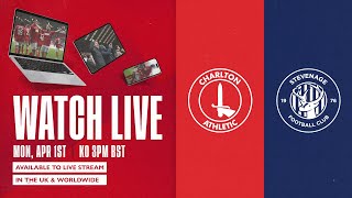 PRE SHOW LIVE  CHARLTON V STEVENAGE 010424 [upl. by Ronal]