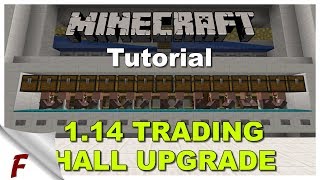 ✅ Minecraft 1143 Villager Trading Hall Upgrade  DOES NOT WORK 1141 or 1142 OR BEDROCK [upl. by Saunderson]