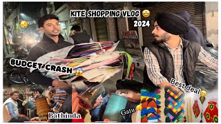 Kite shopping 2024🪁🪁Bathinda  Budget crash basant on demand 🤑Only on Pranshu Nanda vlogs [upl. by Reid]