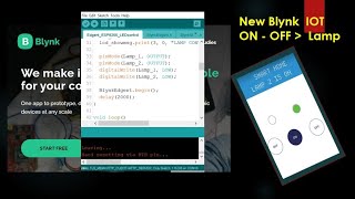 NEW Blynk IOT app BUTTON ON OFF LED [upl. by Niki578]