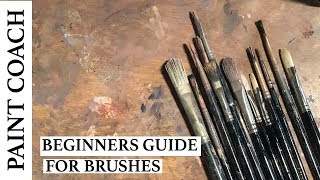 Oil Painting Brushes  A Simple Guide [upl. by Odette]