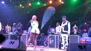 Thunder Magate achiburitsa beans pastage live at zimdancehall cupclash city sports stadium 2024 [upl. by Strage]