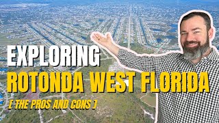 MOVING to Rotonda West Florida 2024  The Pros and Cons [upl. by Rehpotsirc]