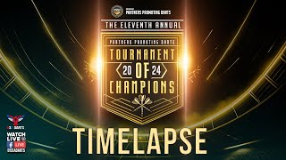 A Timelapse of TOC  Tournament of Champions  USA Darts [upl. by Asiil647]