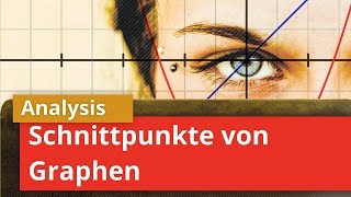 Schnittpunkte zweier Graphen berechnen  Kurvendiskussion [upl. by Mcroberts399]