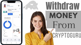 How To Withdraw Money From Crypto Guru  Withdraw Money From Cryptoguru [upl. by Tadio]