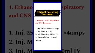 Ethanol Poisoning treatment poison treatment [upl. by Lunsford]