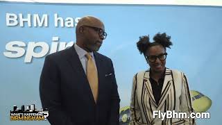 BAA Del Davis amp Valerie Thomas on Spirit Airlines Nonstop Launch from Birmingham to Fort Lauderdale [upl. by Adraynek37]