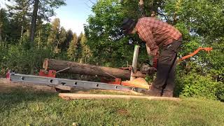 See Whats Possible with a Norwood PortaMill Chainsaw Sawmill by Norwood owner Kelly Rodgers [upl. by Elyag]