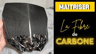 Comment faire une pièce moto full fibre de carbonecarbon fiber [upl. by Ecirtap]