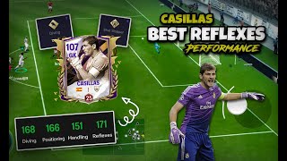 Casillas Review 🙌 Is he the best goalkeeper 🤔 eafcmobile fifamobile shorts fifa22 [upl. by Tound]