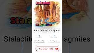 How to remember difference between stalactites and stalagmites upsc ssc gktrick [upl. by Naujek169]