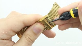 Tutorial How to Adjust a Mesh  Milanese Watch Band [upl. by Spitzer]