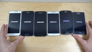 Samsung Galaxy S7 vs S6 vs S5 vs S4 vs S3 vs S2  Which Is Faster [upl. by Aggappora]