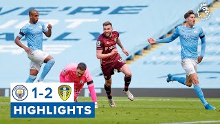 Man City 12 Leeds United  Dallas scores late winner for 10man Leeds  Premier League highlights [upl. by Aisatnaf]