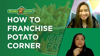 How To Franchise Potato Corner  Franchise Talk Philippines [upl. by Adele]