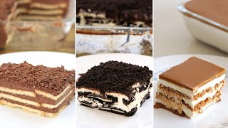 Biscuit Cake  3 Easy Ways  Layered Biscuit Cake Recipes [upl. by Aikram]