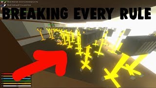 TRYING TO GET BANNED IN UNTURNED [upl. by Nillek]