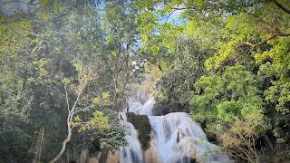 Kuang Si Waterfall in Laos [upl. by Winters447]