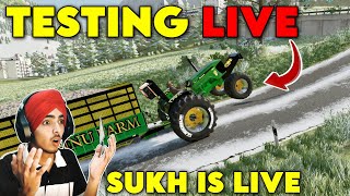 FARMING SIMULATOR 22 LIVE  sukhbhanguz [upl. by Hcaz531]