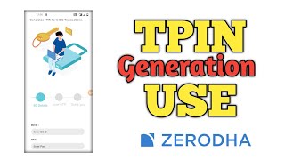 CDSL Tpin generation and How to use Tpin in Malayalam tutorial Zerodha [upl. by Ahsimac]